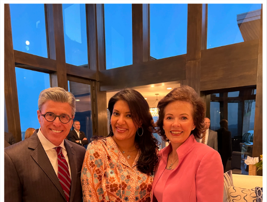 Ron and Kaye Gunnell meet The Saudi Arabia Ambassador to the United States